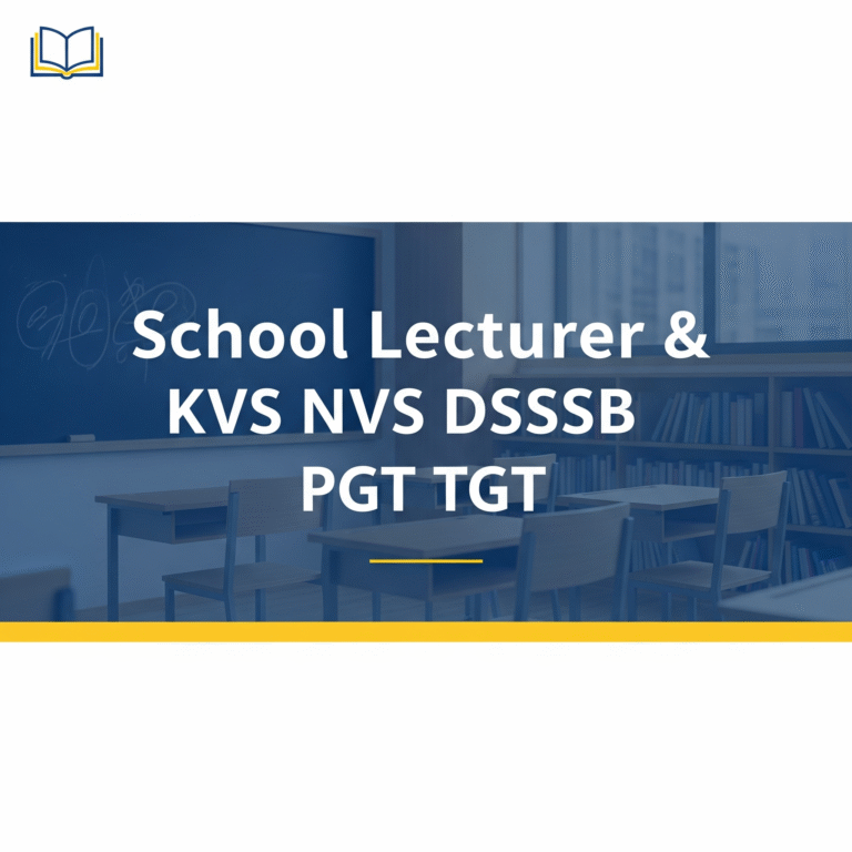 Dreaming of the Classroom? Your Path to Becoming a School Lecturer & PGT/TGT Teacher with Aalokan Academy